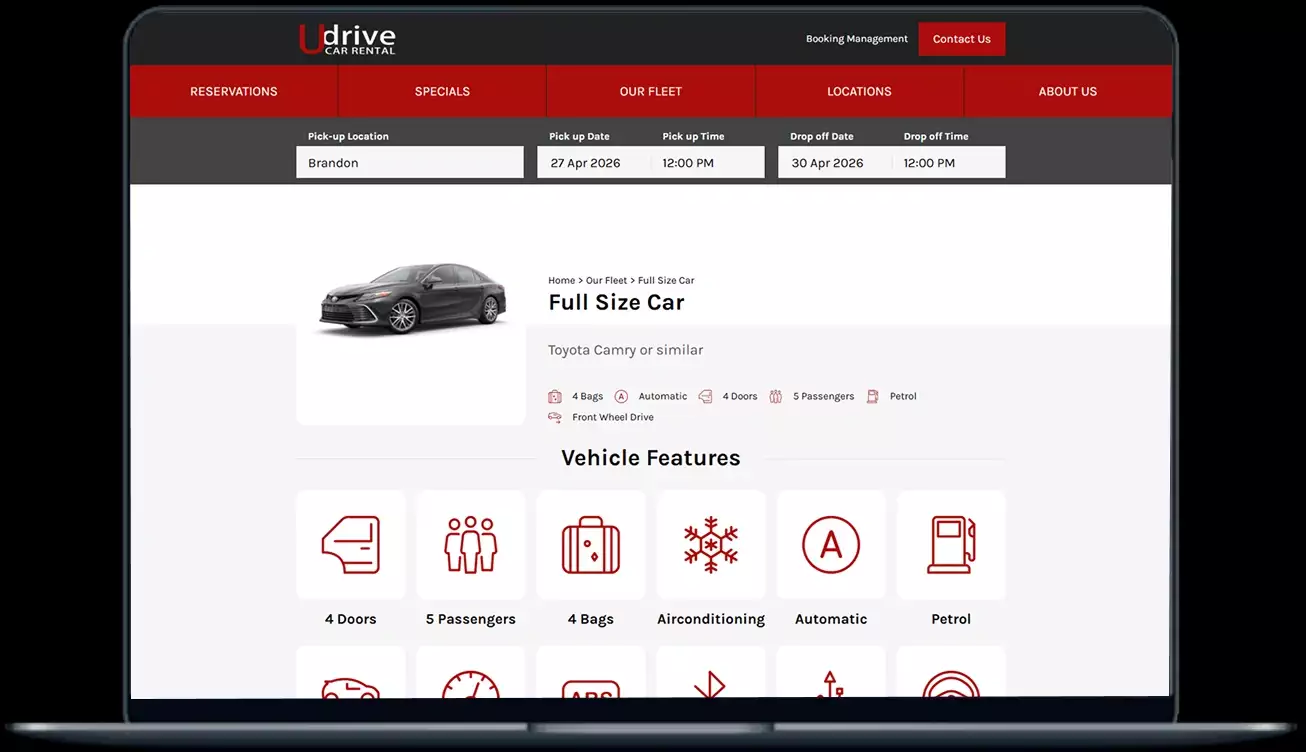 UDrive - Car Rental and Mobility Platform