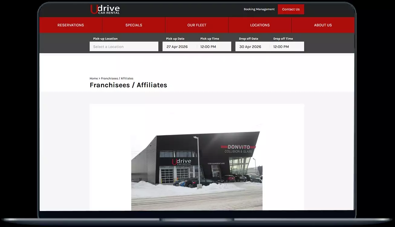 UDrive - Car Rental and Mobility Platform