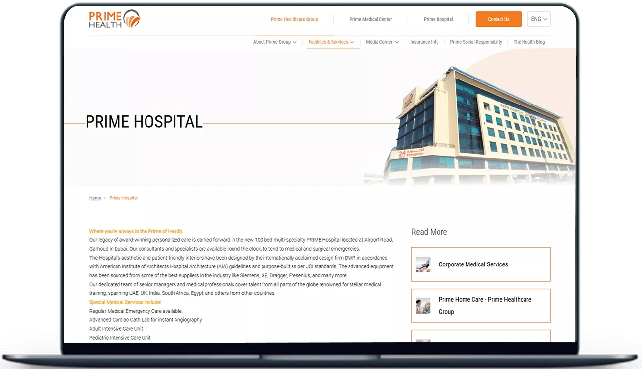 Primehealth ME - A Healthcare Management System